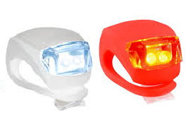 LED BICYKLOSVETLO PREDNÉ ZADNÉ 2ks + BATÉRIE
