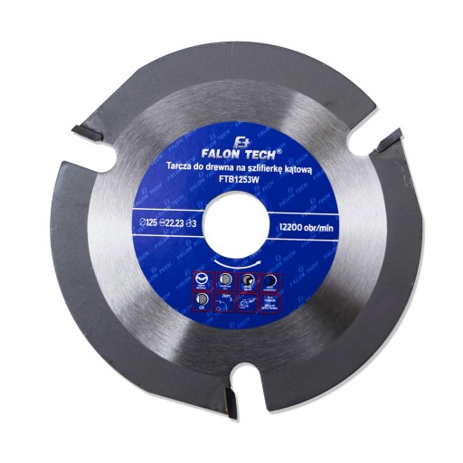 WIDIA DISK NA DREVO PILA 125 MM 3T FALON-TECH