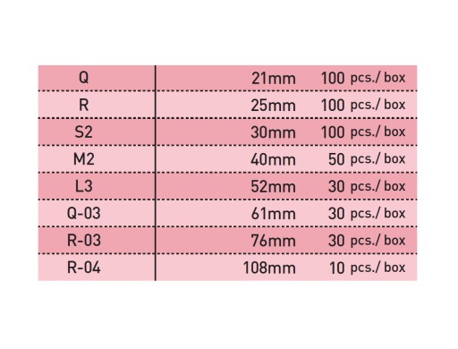 Záplata na dušu M2 40mm 10 ks MARUNI