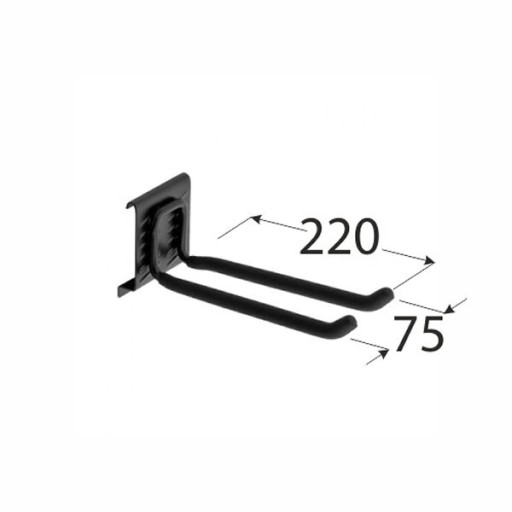 SGH4 GARÁŽOVÝ HÁK GOLIATOVÁ RÚČKA NÁSTENNÝ VEŠIAK KÁBLE NÁRADIA 220X75MM