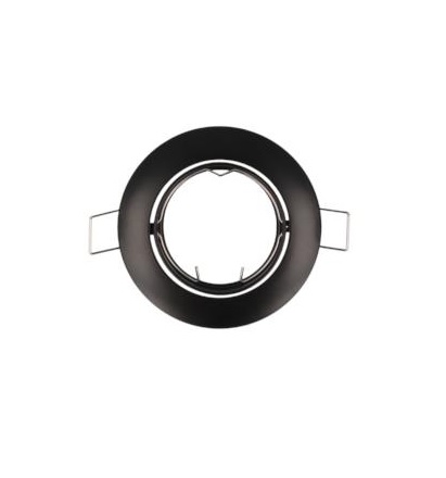 Stropné svietidlo okrúhle 50 mm, nastaviteľné. GU10 ČIERNA