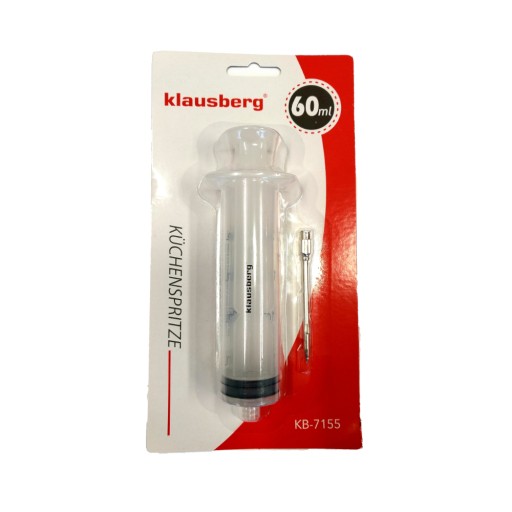 STRIEKAČKA 60ml NA NÁRAZENIE MARINOVANÉHO MÄSA KLAUSBERG KB