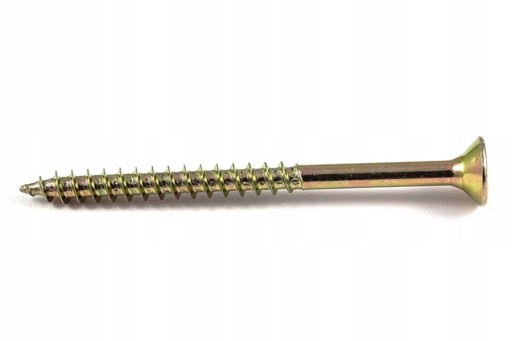 Skrutky do dreva kalené 4x40 mm 1kg POZINKOVANÉ, zlatožlté