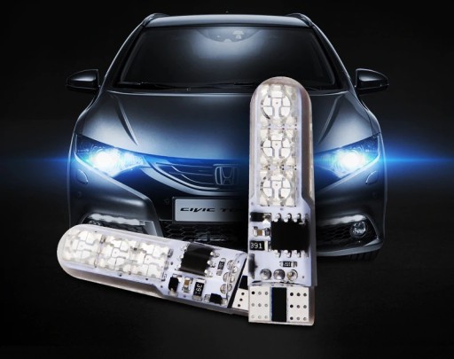 2 W5W LED T10 RGB ŽIAROVKY 16 FAREBNÉ PARKOVACIE DIAĽKOVÉ OVLÁDANIE