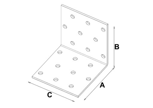 KM12 MONTÁŽNY UHOL 100x100x80X2