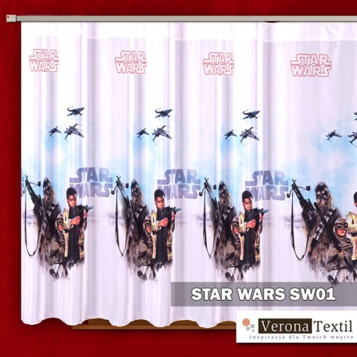 ZÁCLONA DETSKÝ VOIL STAR WARS SW01/160 ZÁCLONA