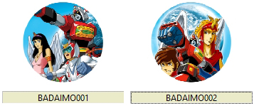 Manga Anime General Daimos Pins MNOHÉ DIZAJNY