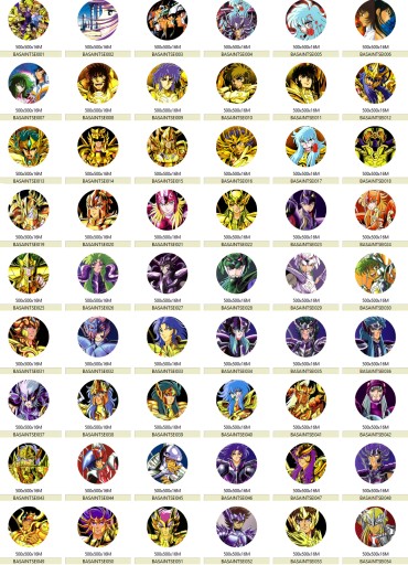 Manga Anime Knights of the Zodiac Saint Seiya Pins