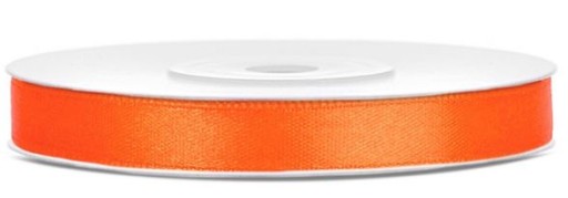 Stuha Tmavoružová saténová stuha 6mm x 25m