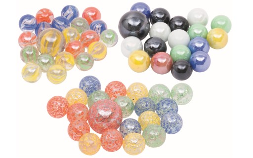 Goki detské hračky Sklenené guľôčky Marbles 21 ks