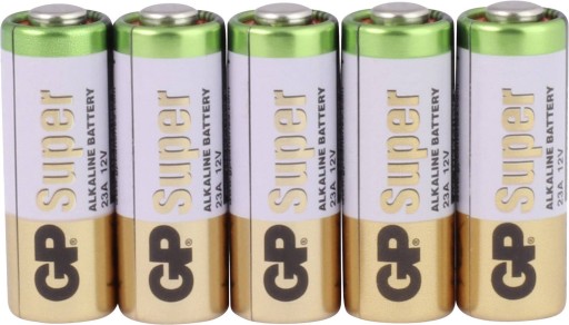 5 x GP batéria 12V L1028 F A23 MN21 1028 A 23
