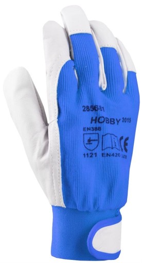 Pracovné rukavice kožené HOBBY Strong 1 pár veľkosť 10 XL