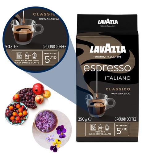 Lavazza Espresso mletá káva 250g