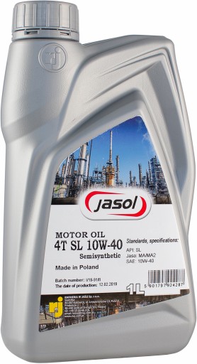 JASOL MOTOROVÝ OLEJ 4T SL 10W40 MOTOROVÝ OLEJ 1L
