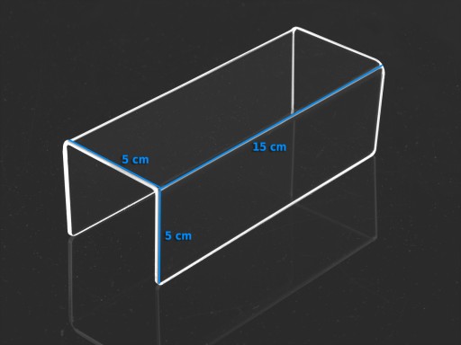STOJAN, DISPLEJ STUPEŇ, PLEXI 150mm