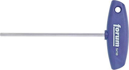Imbusový kľúč 4mm L=200mm s rukoväťou T FORUM