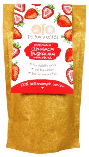 OTOLANDIA MRAZOM SUŠENÉ OVOCIE JAHODY V KÚSOCH CHrumkavá SNACK 20g