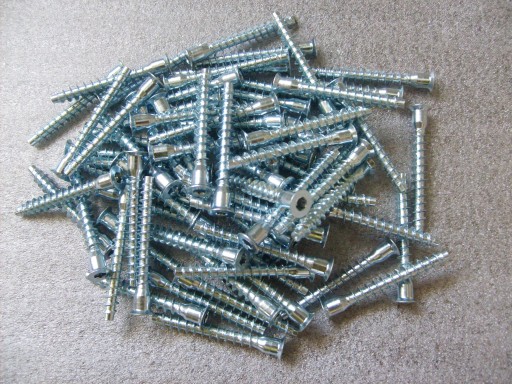 KONFIRMATY SKRUTKY DO DREVA 6,4x50 100 KS