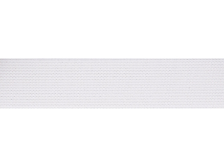 PLOCHÁ GUMA NA OBLEČENIE BIELE 8 mm Elastická páska