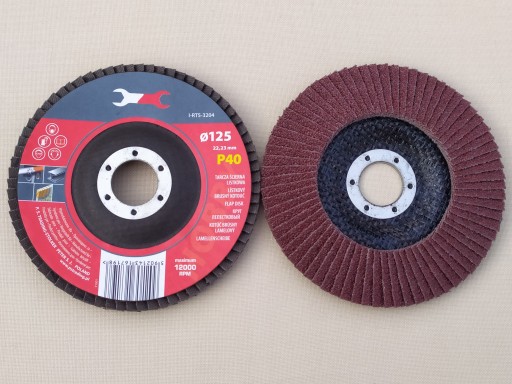KLAPKOVÝ DISK KLAPOVÝ BRÚSNY KOTOÚČ 125 mm P40