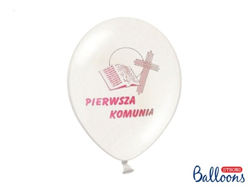Rosegold balóniky na prvé prijímanie s konfetami