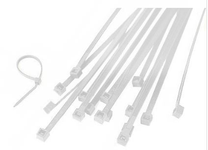 Sťahovací pásik čiernobiely 150x3,6 (mm) 100 ks