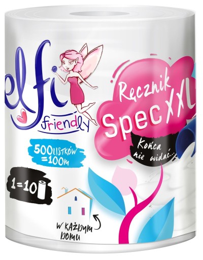 Kuchynská papierová utierka ELFI MEGA LONG XXL