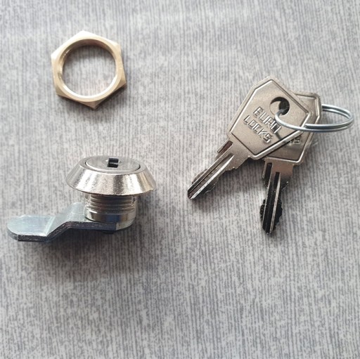 EURO-LOCK KAZETOVÝ ZÁMOK - Ø 16 mm KRÁTKY ZÁMOK