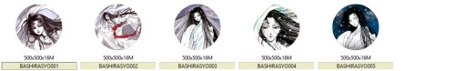 Špendlíky Manga Shirahime Syo CLAMP VEĽKÝ VÝBER