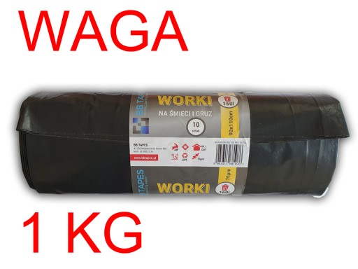 HRUBÉ vrecia na odpadky 160L - 70um 10KS