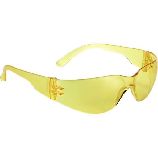 Ochranné okuliare Univet 568, žlté s UV400 filtrom