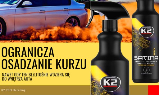 K2 SATINA PRO KOKPIT DRESSING, Bez vône, 1L