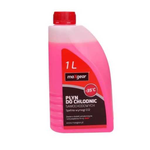 KVAPALINA RADIÁTORA G12+ 1L RUŽOVÁ -35C