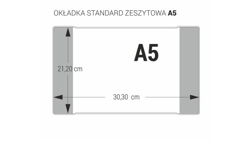 Obal na školský zošit A5 BIURFOL 212 mm 10 ks