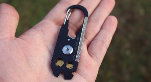 MULTITOOL 20 NÁSTROJOV KARABÍNOVÝ KĽÚČOVÝ NÔŽ