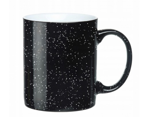 Keramický hrnček 300ml Galaxy s bodkami Black