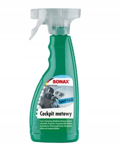 Sonax kokpit matný Sport-fresh 500ml bez silikónu