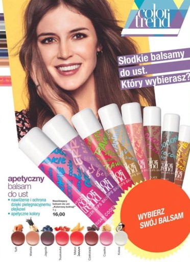 AVON Colorful Lip Balm Cocktail JAHODA