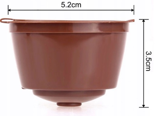 5x DOLCE GUSTO OPÄTOVNE POUŽITEĽNÉ kávové kapsuly