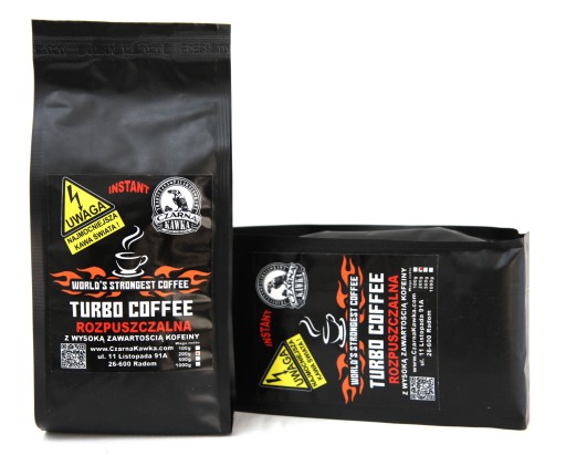 Turbo káva Najsilnejšia káva na svete instantná 100g