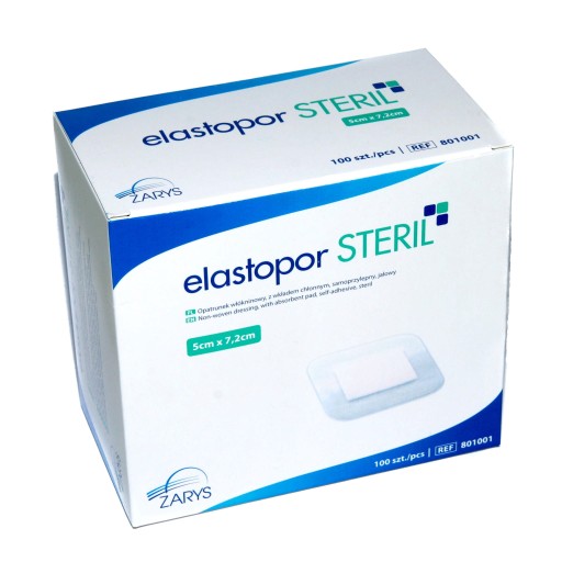 Elastopor STERIL 5cmx7,2cm STERILNÝ DRESING 100 ks