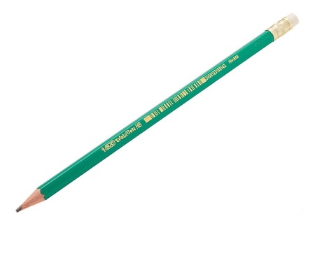 BIC Evolution zelená HB ceruzka s gumou