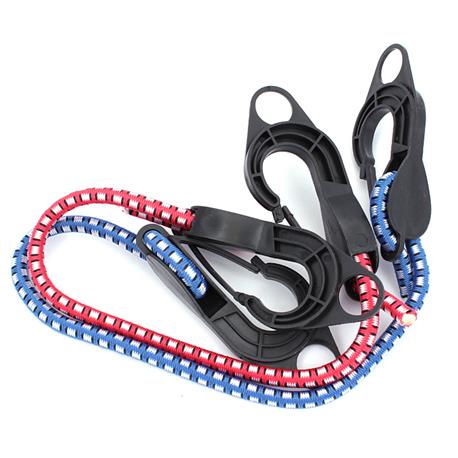 Gumička na batožinu 8mm x 50cm 2ks PROFI háčik veľký, elastický