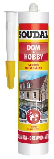 SOUDAL UNIVERZÁLNY SILIKÓNOVÝ TESNENIE Bezfarebný
