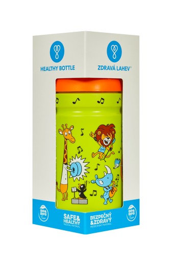 ZDRAVÁ DETSKÁ FĽAŠA PRE DETI ZOO ZELENÁ 500ml
