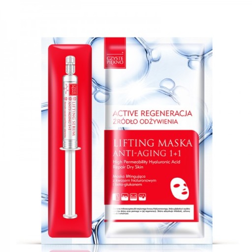 CLEAN BEAUTY LIFTINGOVÁ MASKA 30g + SÉRUM 5ml