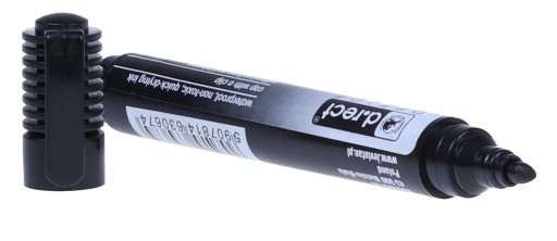 MARKER permanentný okrúhly vodeodolný BLACK x5