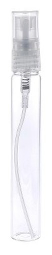 5 x SKLENENÁ LIEČKA + ŠROUBOVÝ ATOMIZÉR - 10 ML