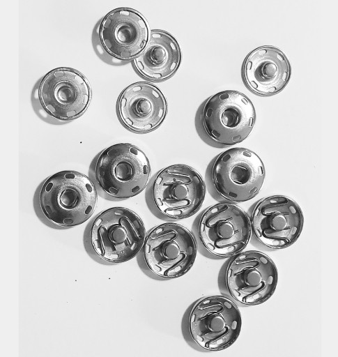 Patentky na prišitie Obľúbená veľkosť patentky: 19 mm