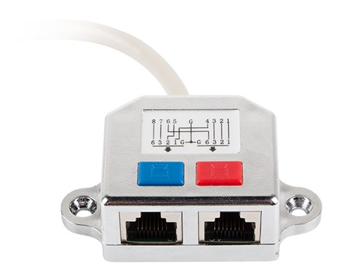 ADAPTÉR LAN SPLITTER 2x RJ45 FTP Splitter